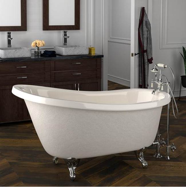 Estelle Acryic Slipper Tub BQ 60'', No Holes, BL Feet