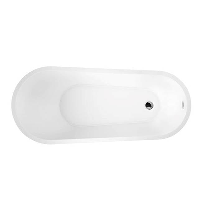 Nottingham Acrylic Slipper 66'' WH, w/Internal Drain Pipe, BN