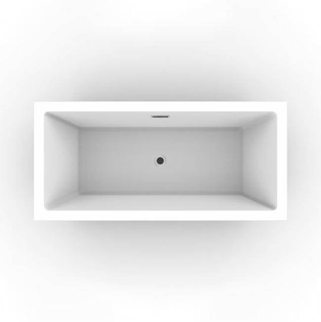 Stannard 67''Freestanding AC WH Tub,Internal Drain & OF BN