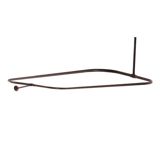 Tub Kit 67'' CI Slipper, Shwr Rd,Filler,Supplies,Drain-BrNkl