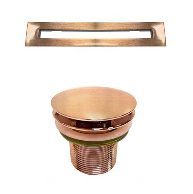 Onita 67''AC Freestanding,7'' Centers,W/internal drain-OF,BN