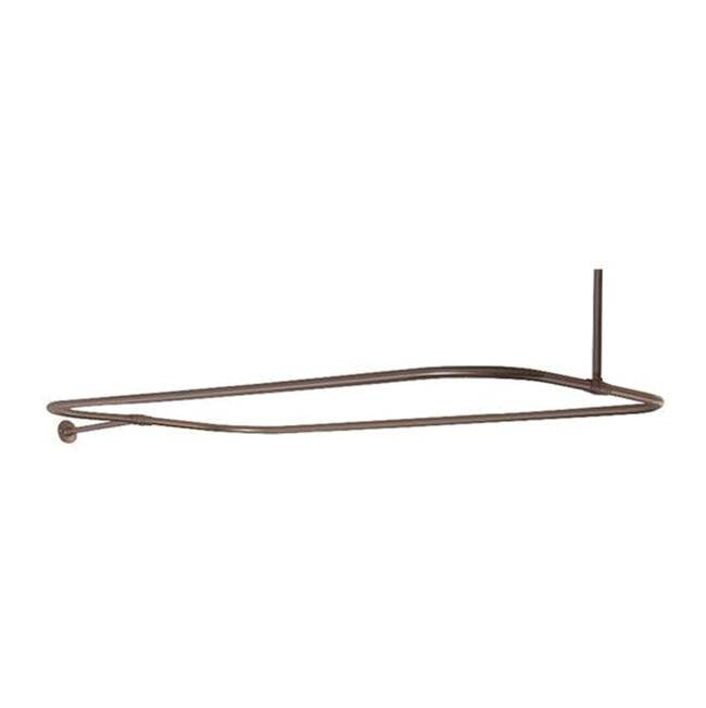 Tub Kit 67'' CI Slipper, Shwr Rd,Filler,Supplies,Drain-BrNkl