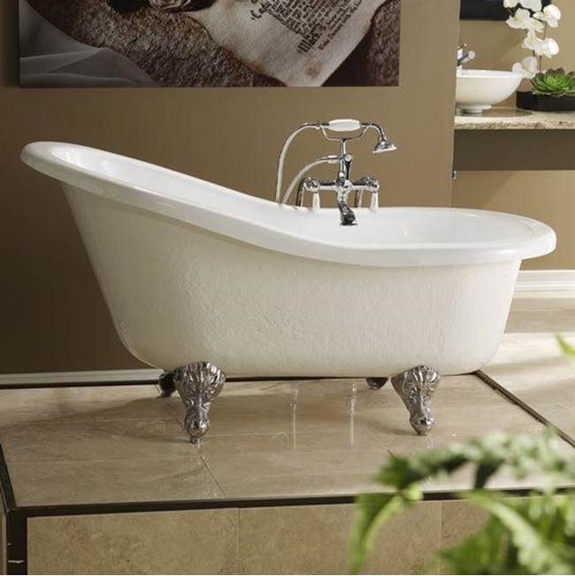Estelle Acryic Slipper Tub BQ 60'', No Holes, BL Feet