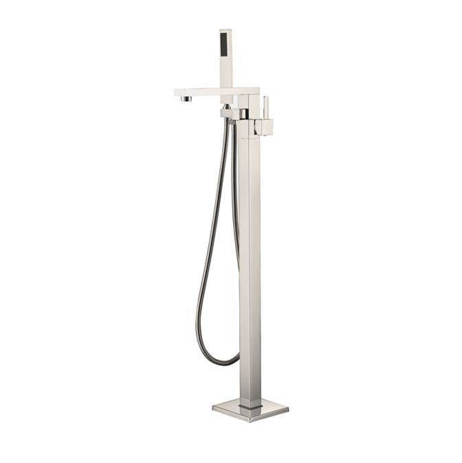 Barclay - Cohen Freestanding Faucet (Brass),W/Handshower,BN - Brushed Nickel