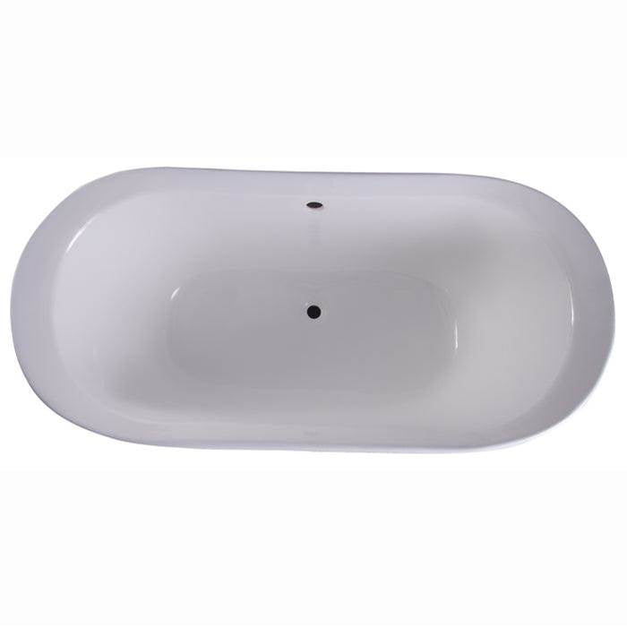 Maxmillian 67'' with Continuous Roll,OF,WH, Leaf Feet Black