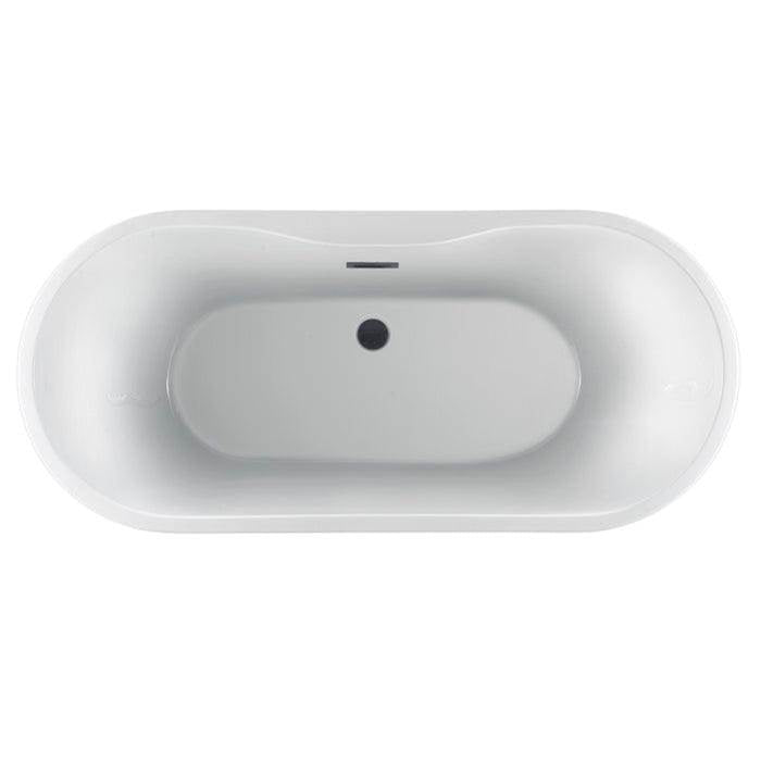 Pilar 65'' Freestanding AC,7'' Centers,W/internal drain-OF,BN