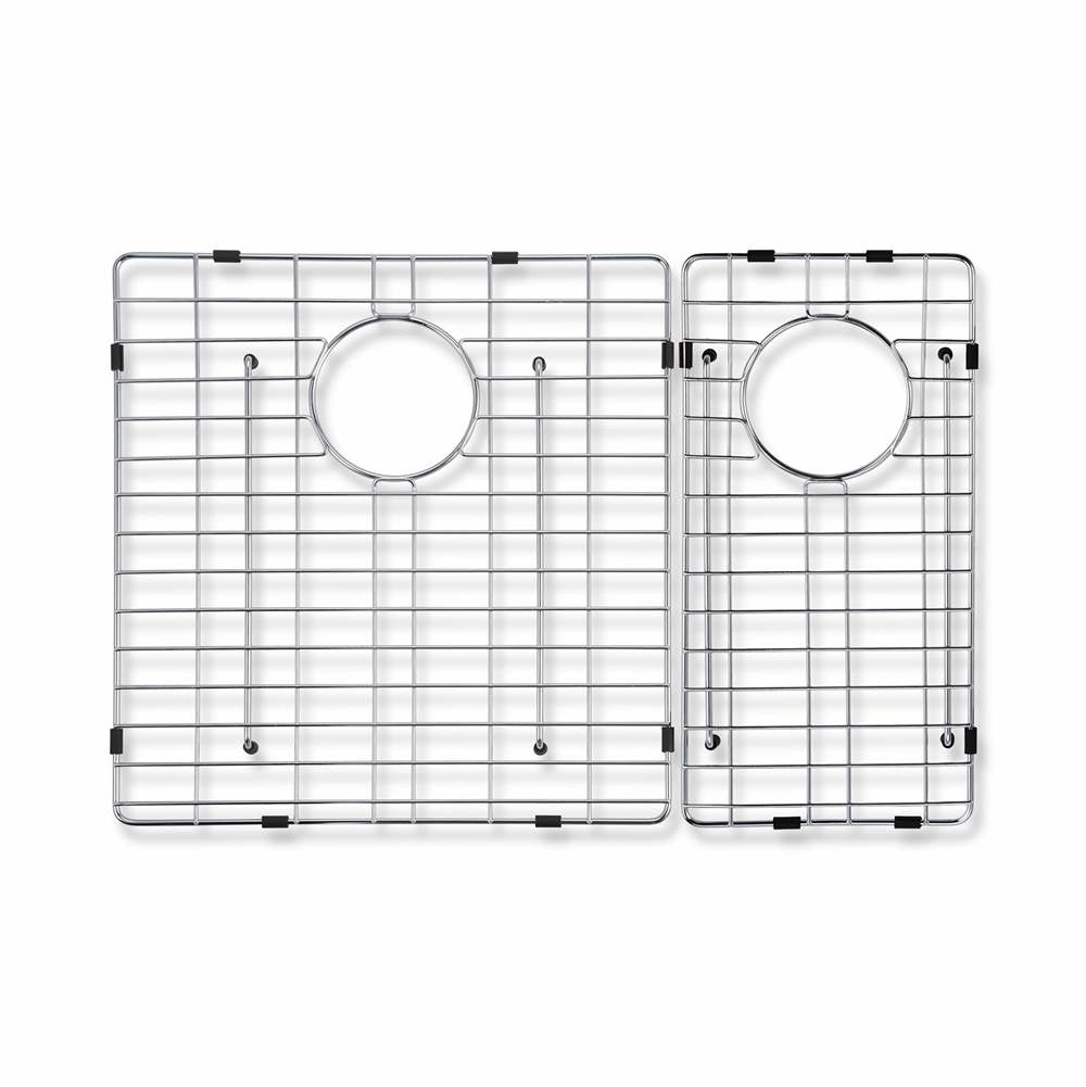 Barclay - Genaro SS 70/30 Dbl Wire Grid Set2,16-5/8''/8-3/4'' X 17-5/8''D - Stainless Steel