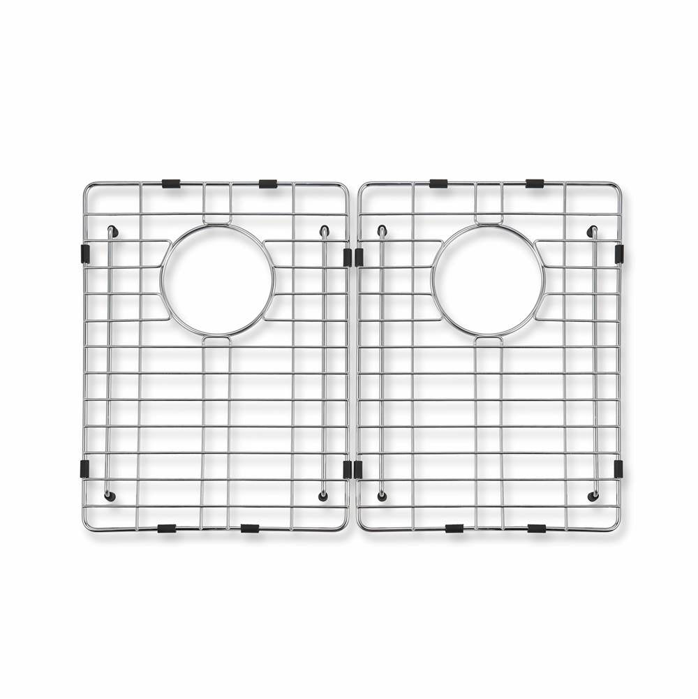 Barclay - Jenessa SS 50/50 Dbl Wire Grid Set2, 14-5/8'' X 17-5/8''D - Stainless Steel