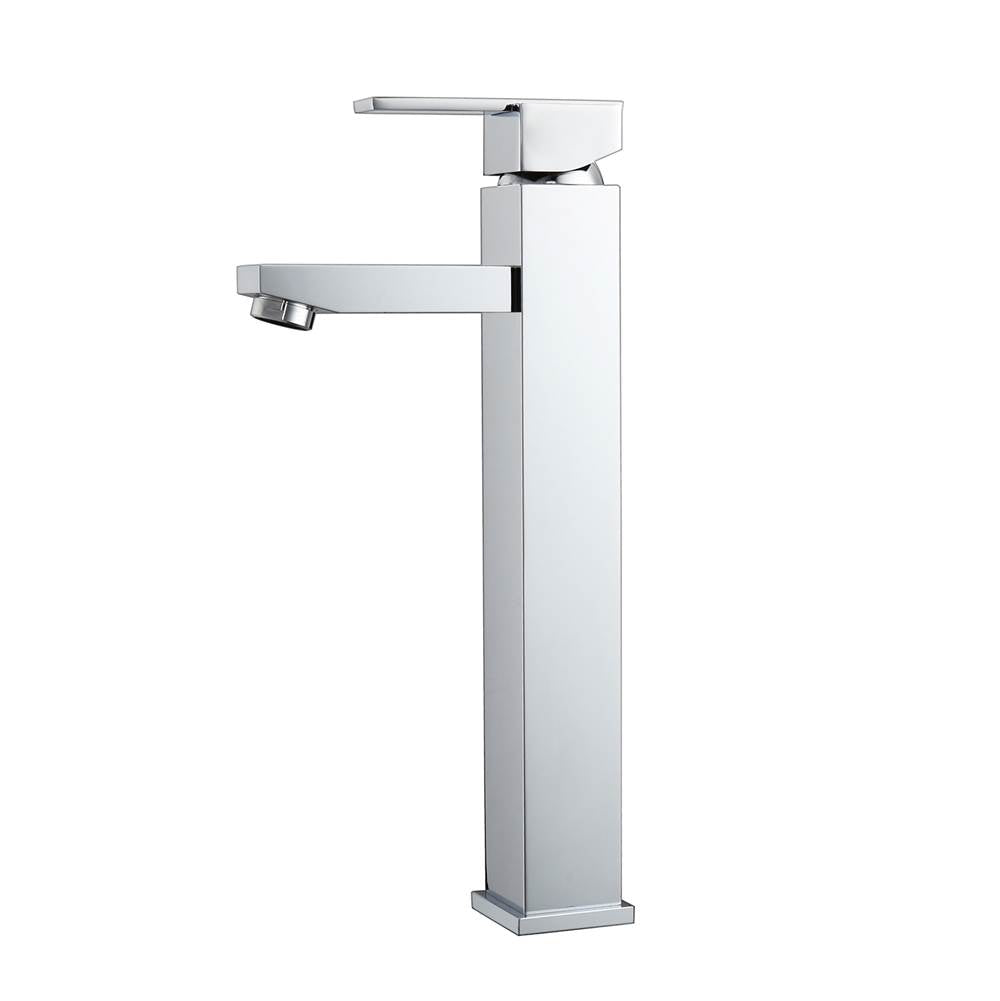 Barclay - Fulton Single Handle Vessel Faucet w/Hoses,Polished Chrome - Polished Chrome