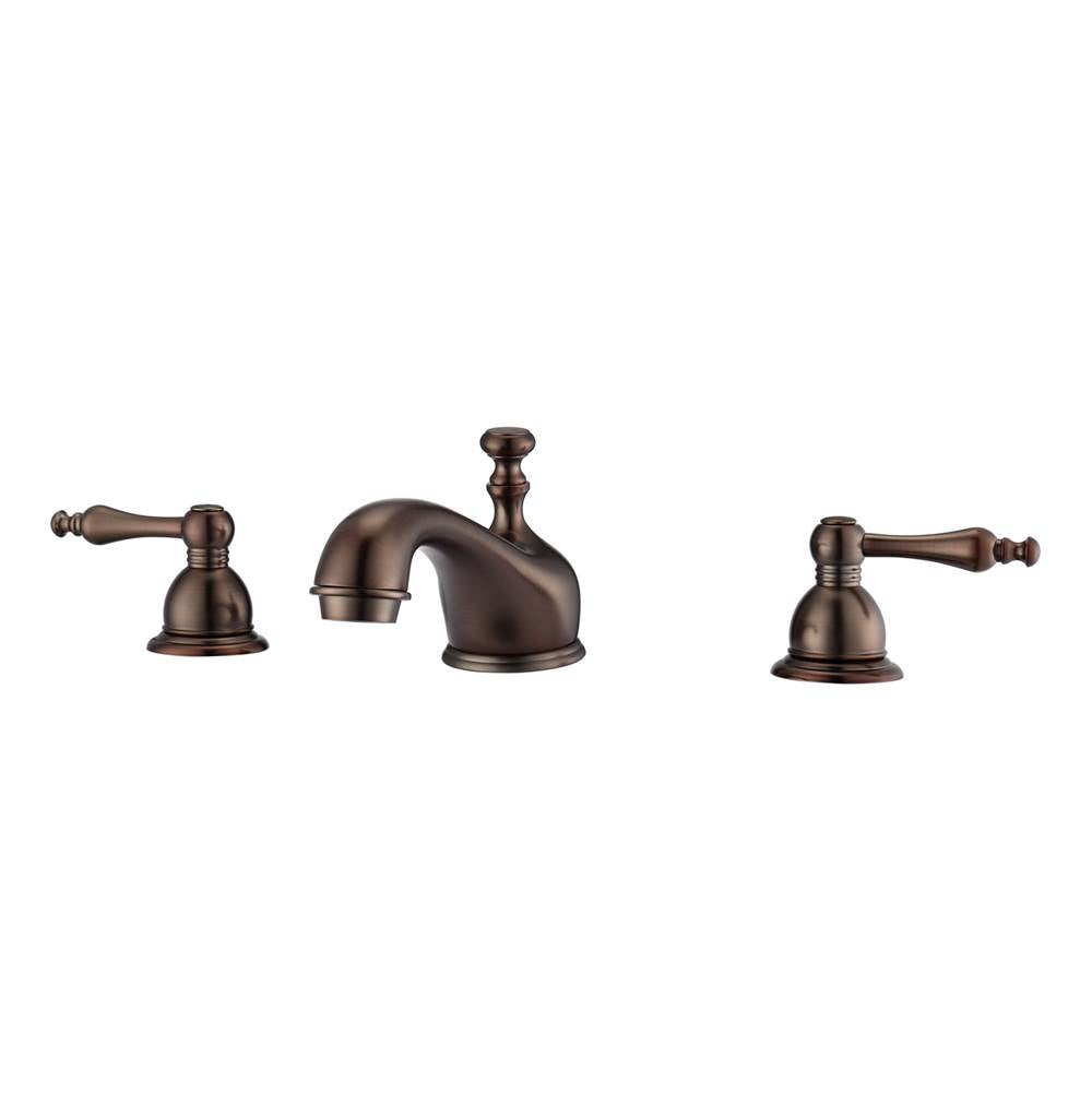 Barclay - Marsala 8''cc Lav Faucet, with Hoses,Metal Lever Handles, ORB - Oil Rubbed Bronze