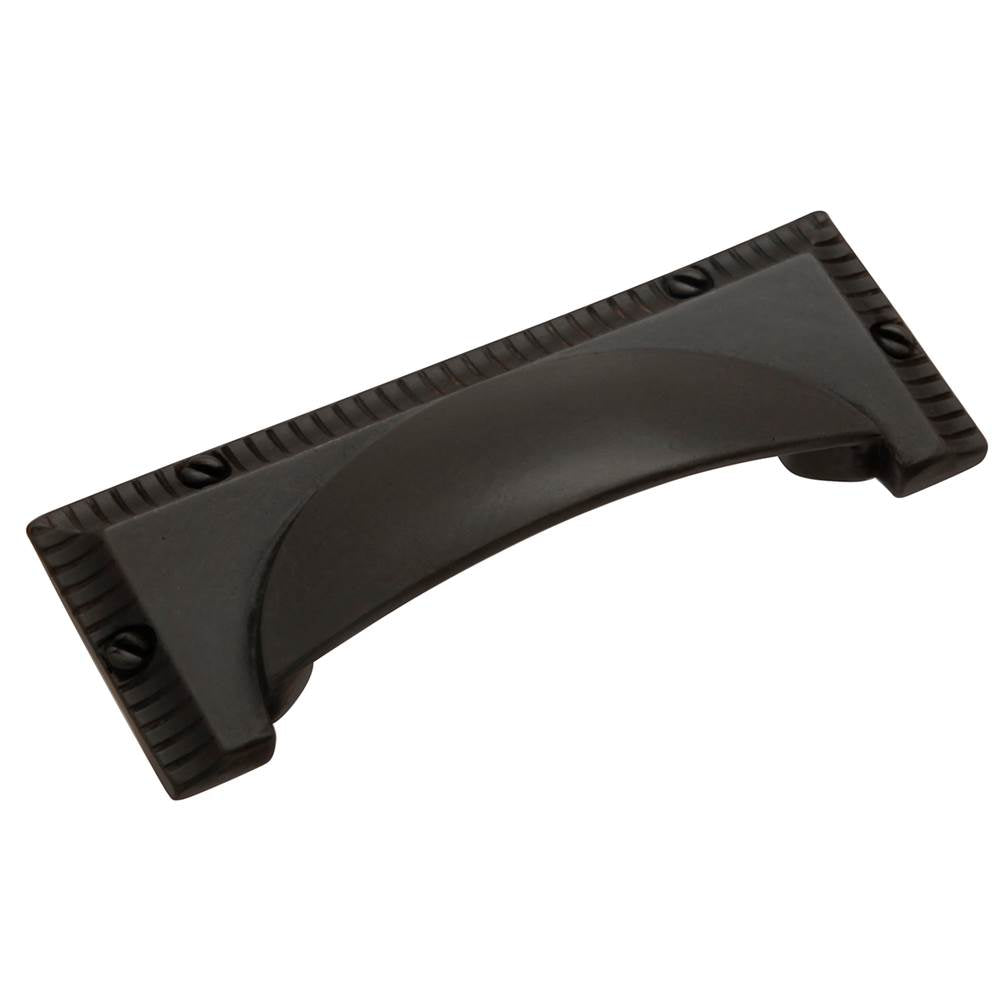 Belwith Keeler - Cup Pull 3 Inch Center to Center - Black Iron
