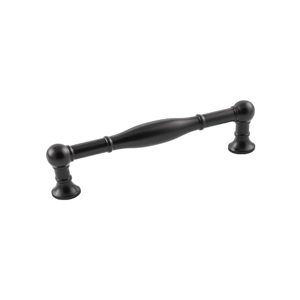 Belwith Keeler - Fuller Collection Pull 5-1/16 Inch (128mm) Center to Center Matte Black Finish - Matte Black
