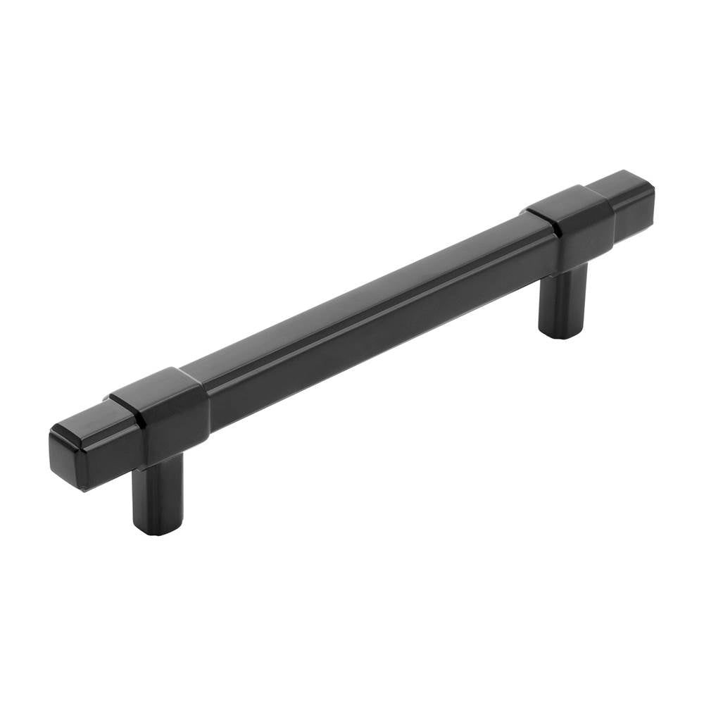 Belwith Keeler - Monroe Collection Pull 5-1/16 Inch (128mm) Center to Center Matte Black Finish - Matte Black