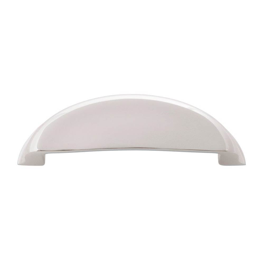 Belwith Keeler - Cup Pull 3-3/4 Inch (96mm) Center to Center - Polished Nickel