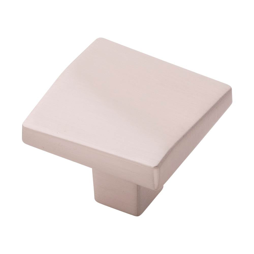 Belwith Keeler - Knob 1-3/8 Inch Square - Satin Nickel