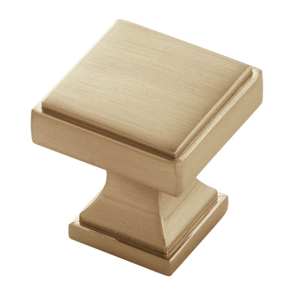 Belwith Keeler - Knob 1-1/8 Inch Square - Champagne Bronze