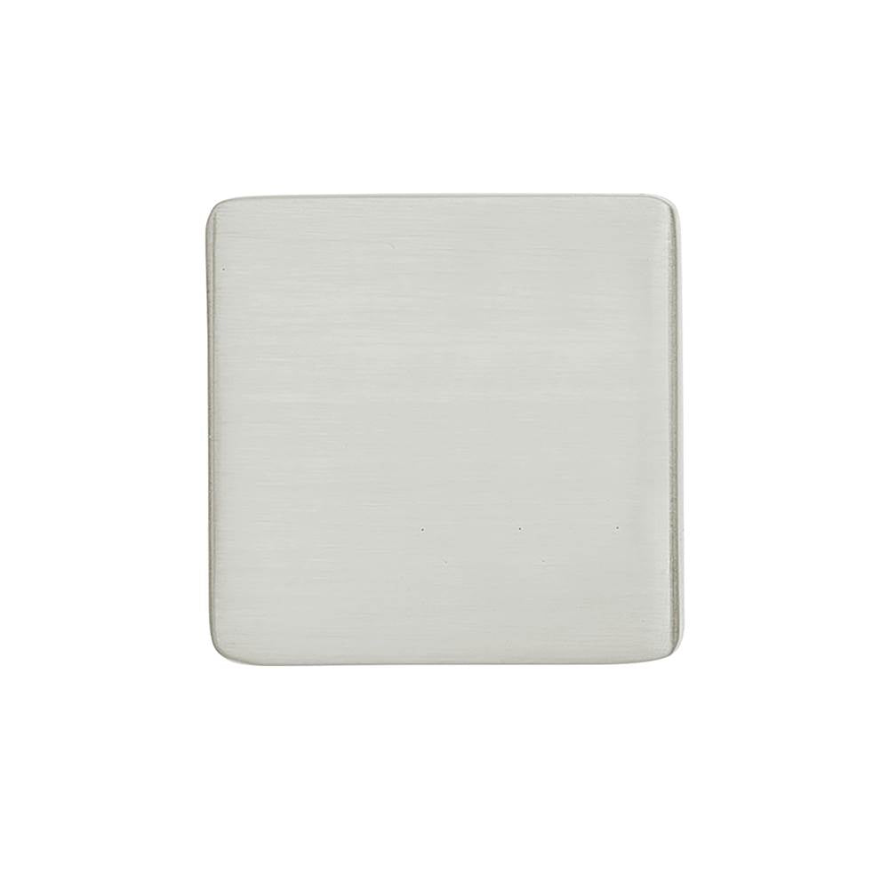 Brighton Collection Knob 1-1/4 Inch Square Brushed Golden Brass Finish