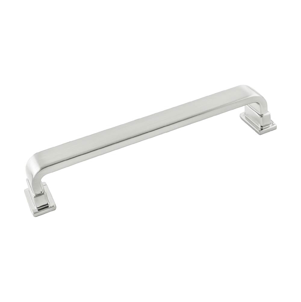 Belwith Keeler - Brighton Collection Pull 6-5/16 Inch (160mm) Center to Center Satin Nickel Finish - Satin Nickel
