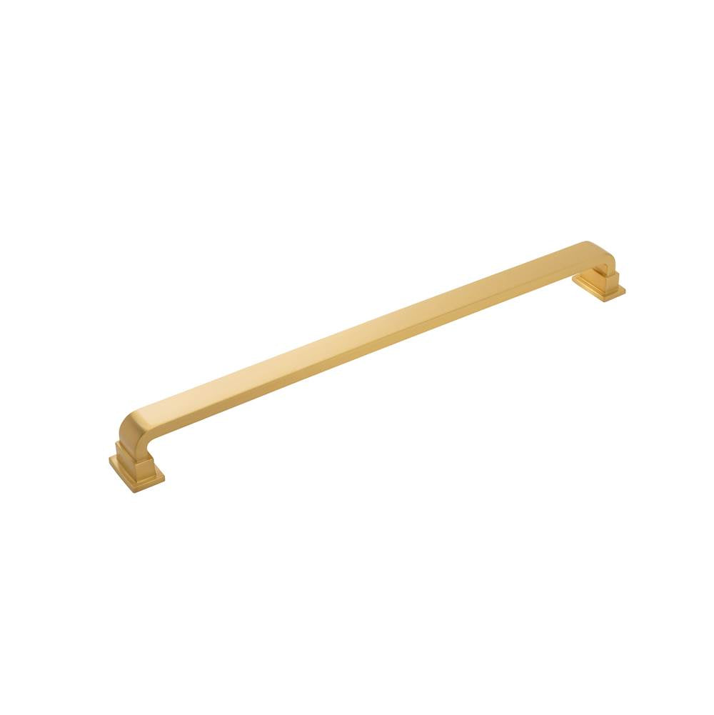 Belwith Keeler - Brighton Collection Appliance Pull 18 Inch Center to Center Brushed Golden Brass Finish - Brushed Golden Brass
