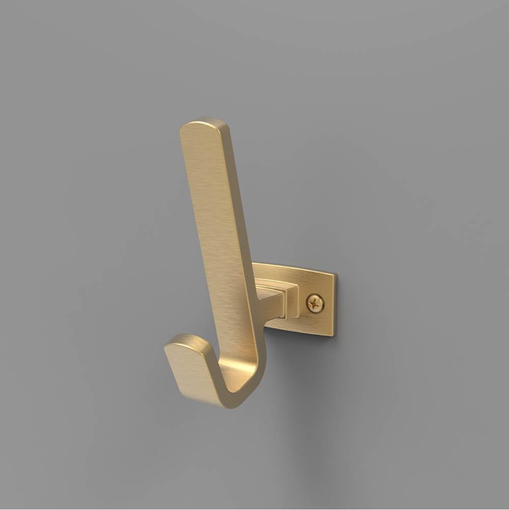 Brighton Collection Hook 1-1/2 Inch Center to Center Brushed Golden Brass Finish