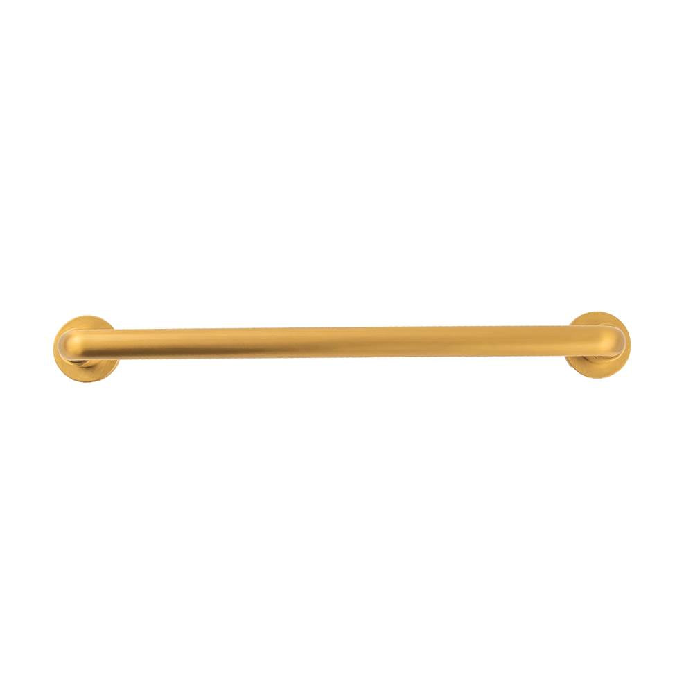 Urbane Collection Pull 8-13/16 Inch (224mm) Center to Center Brushed Golden Brass Finish
