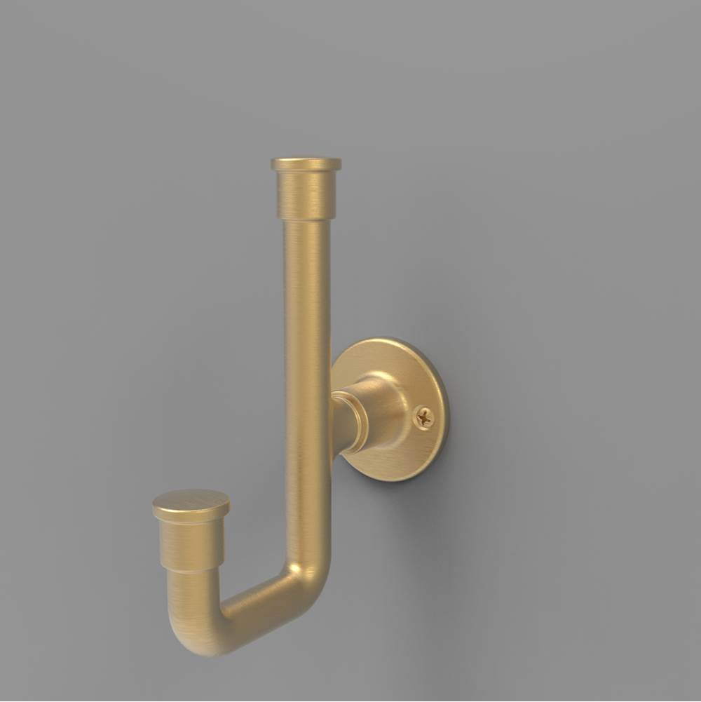 Urbane Collection Hook 1-1/4 Inch Center to Center Brushed Golden Brass Finish