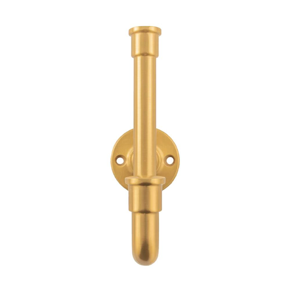 Urbane Collection Hook 1-1/4 Inch Center to Center Brushed Golden Brass Finish