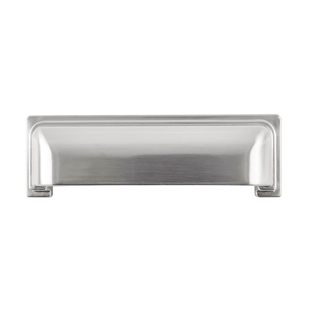 Brighton Collection Cup Pull 3-3/4 Inch (96mm) Center to Center Brushed Golden Brass Finish