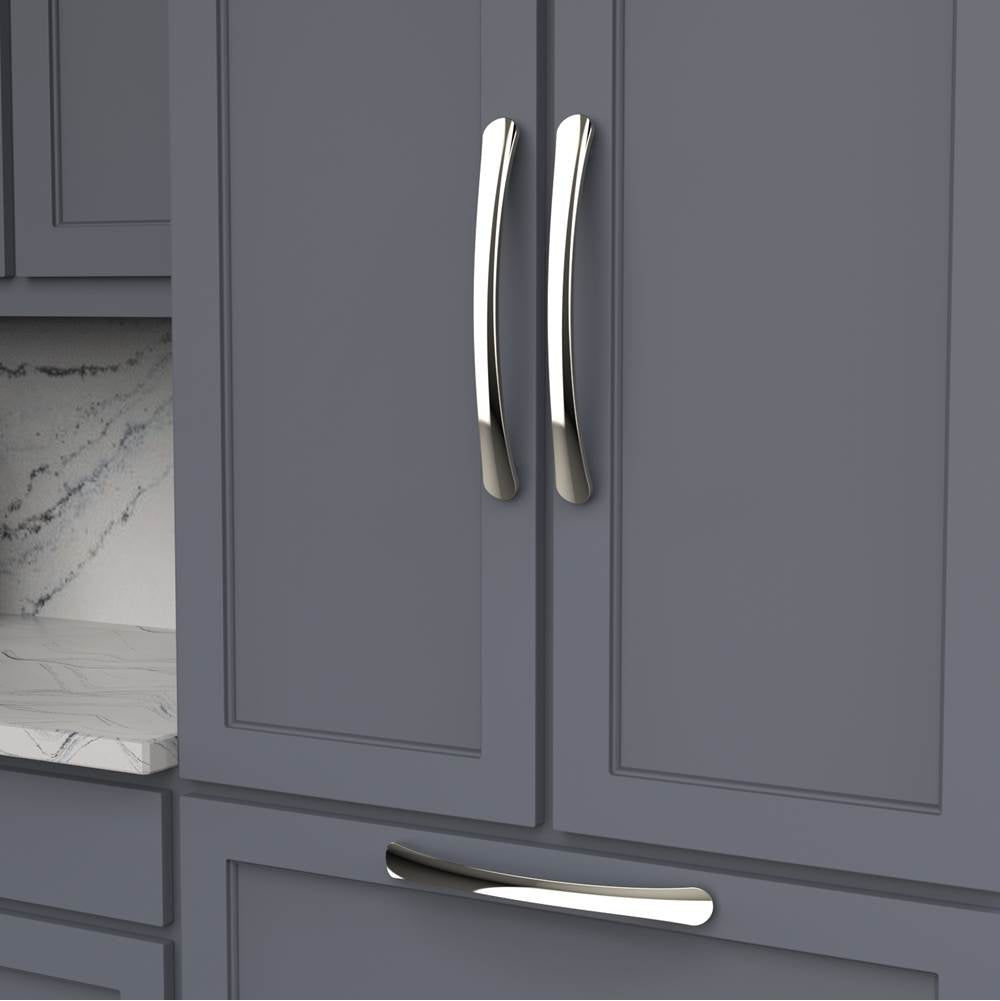 Vale Collection Appliance Pull 12 Inch Center to Center Polished Nickel Finish
