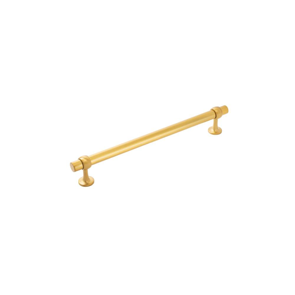 Belwith Keeler - Ostia Collection Appliance Pull 12 Inch Center to Center Brushed Golden Brass Finish - Brushed Golden Brass