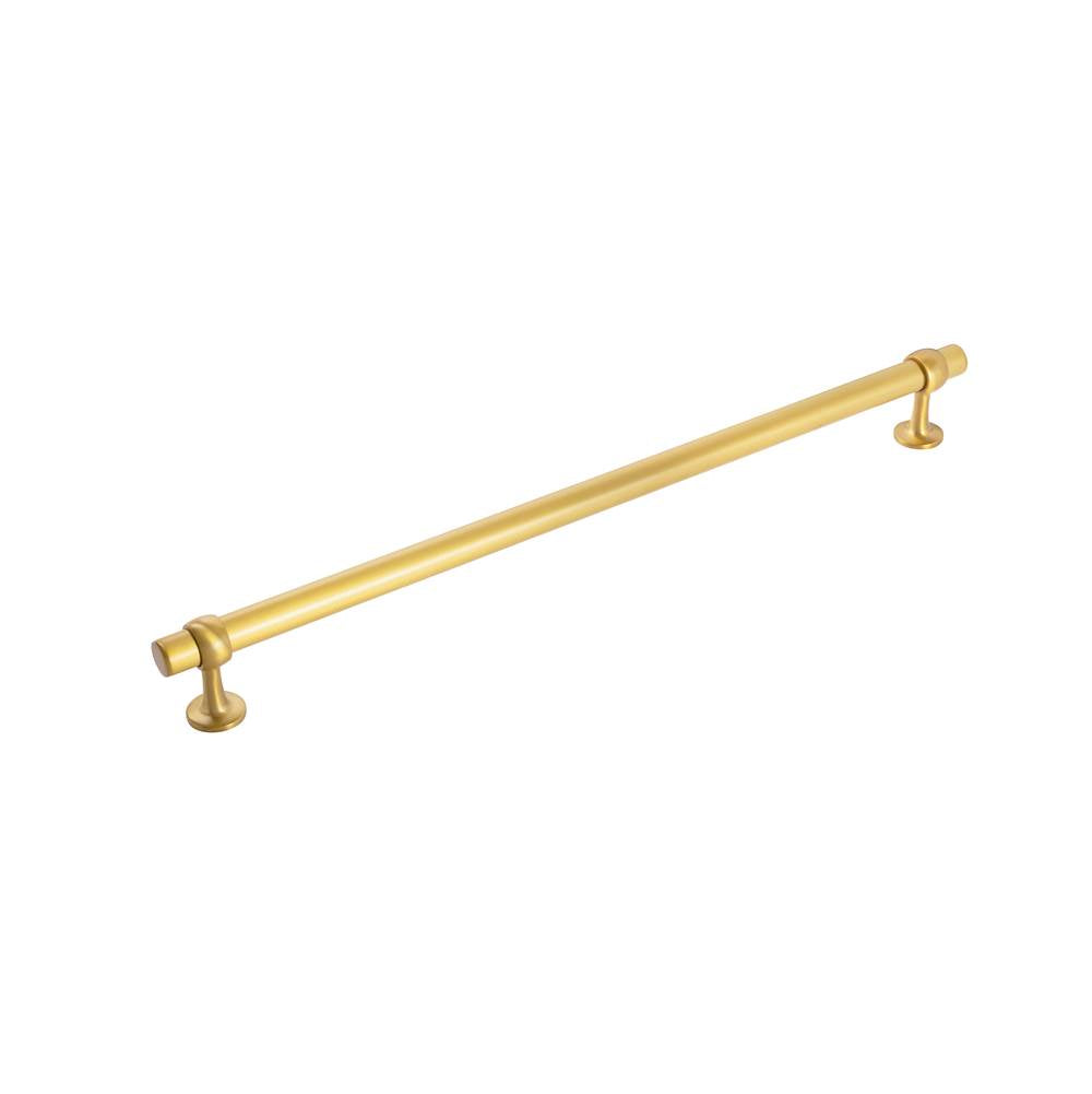 Belwith Keeler - Ostia Collection Appliance Pull 18 Inch Center to Center Brushed Golden Brass Finish - Brushed Golden Brass