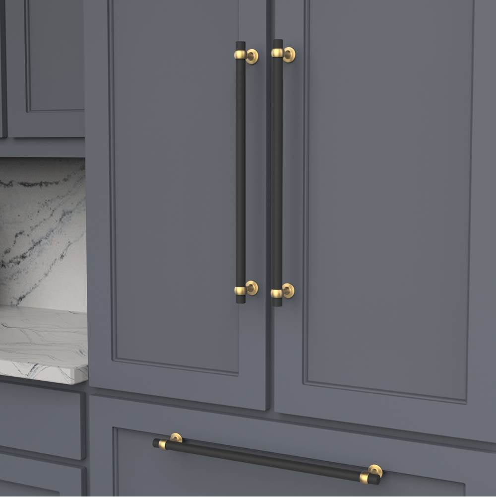 Ostia Collection Appliance Pull 18 Inch Center to Center Polished Nickel Finish