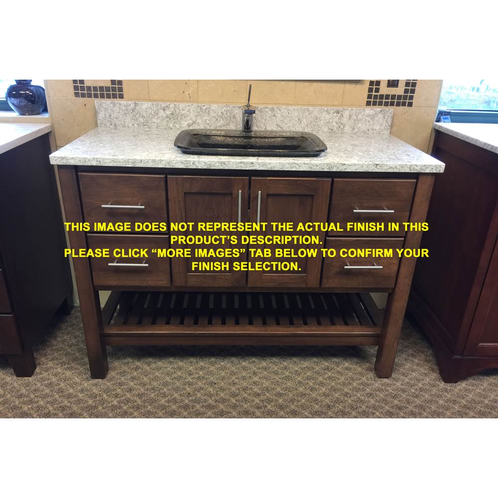 Bertch - 45'' 4 Drawer and 2 Door Vanity in White - White