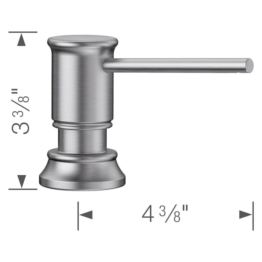 Empressa Soap Dispenser - Chrome