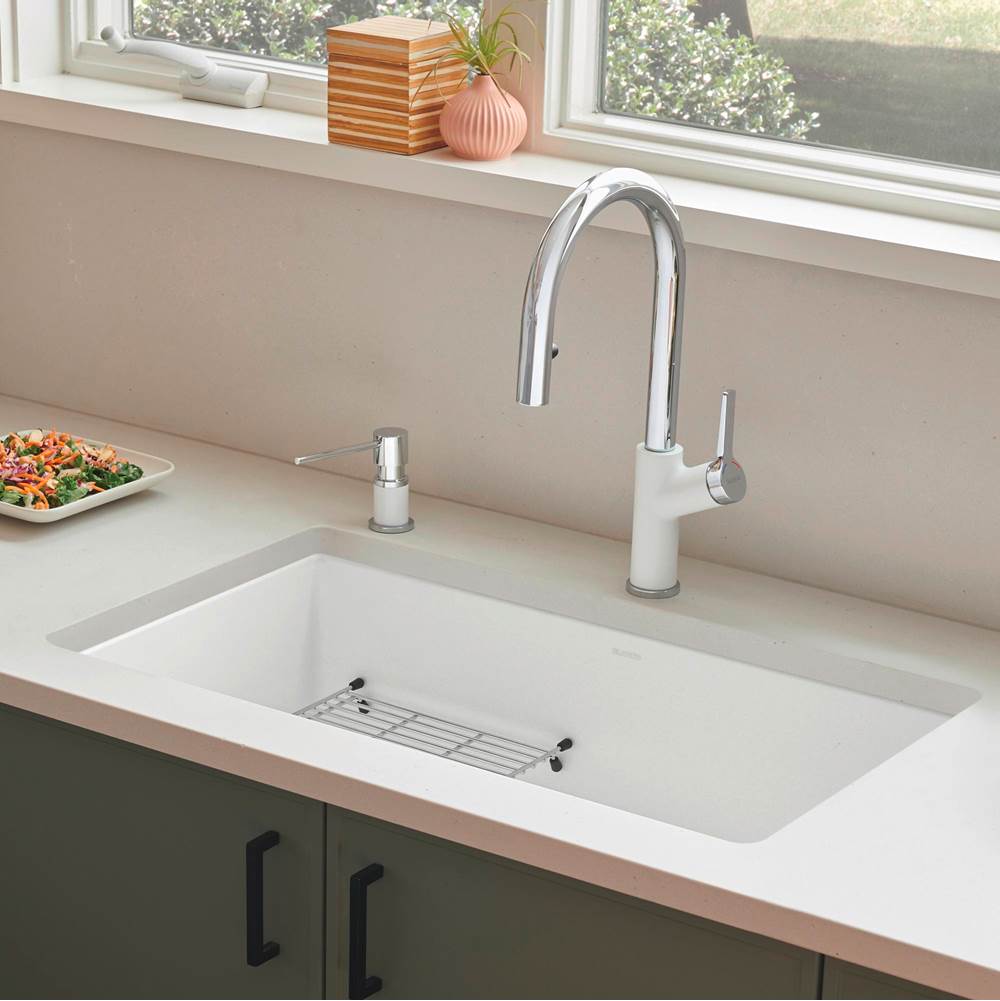 Precis SILGRANIT 30'' Single Bowl Undermount Kitchen Sink - Cinder