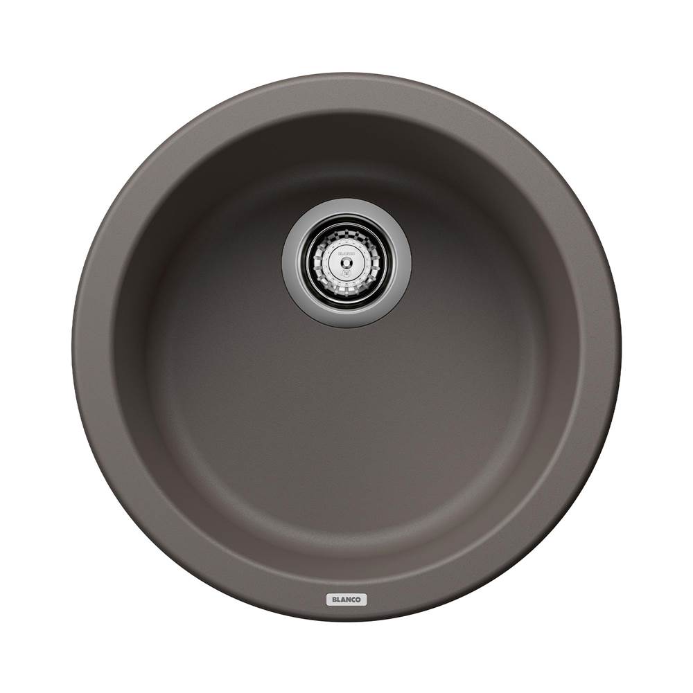 Blanco - Rondo SILGRANIT 18'' Dual Mount Bar Sink - Volcano Gray - Volcano Gray