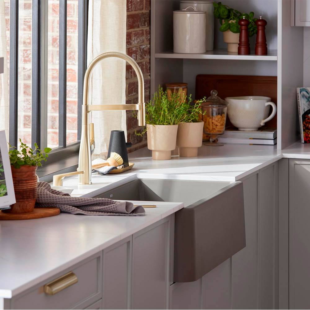 Rivana Semi-Pro Pull-Down Dual-Spray Kitchen Faucet - Chrome