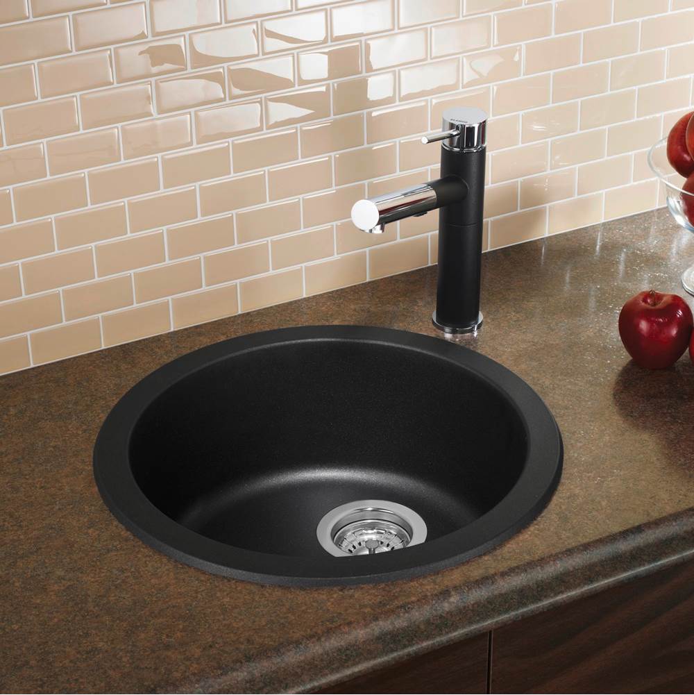 Rondo SILGRANIT 18'' Dual Mount Bar Sink - White