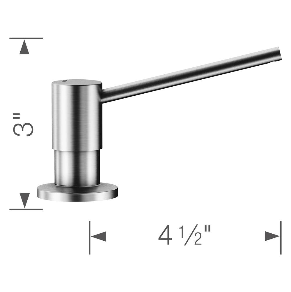 Torre Soap Dispenser - Chrome