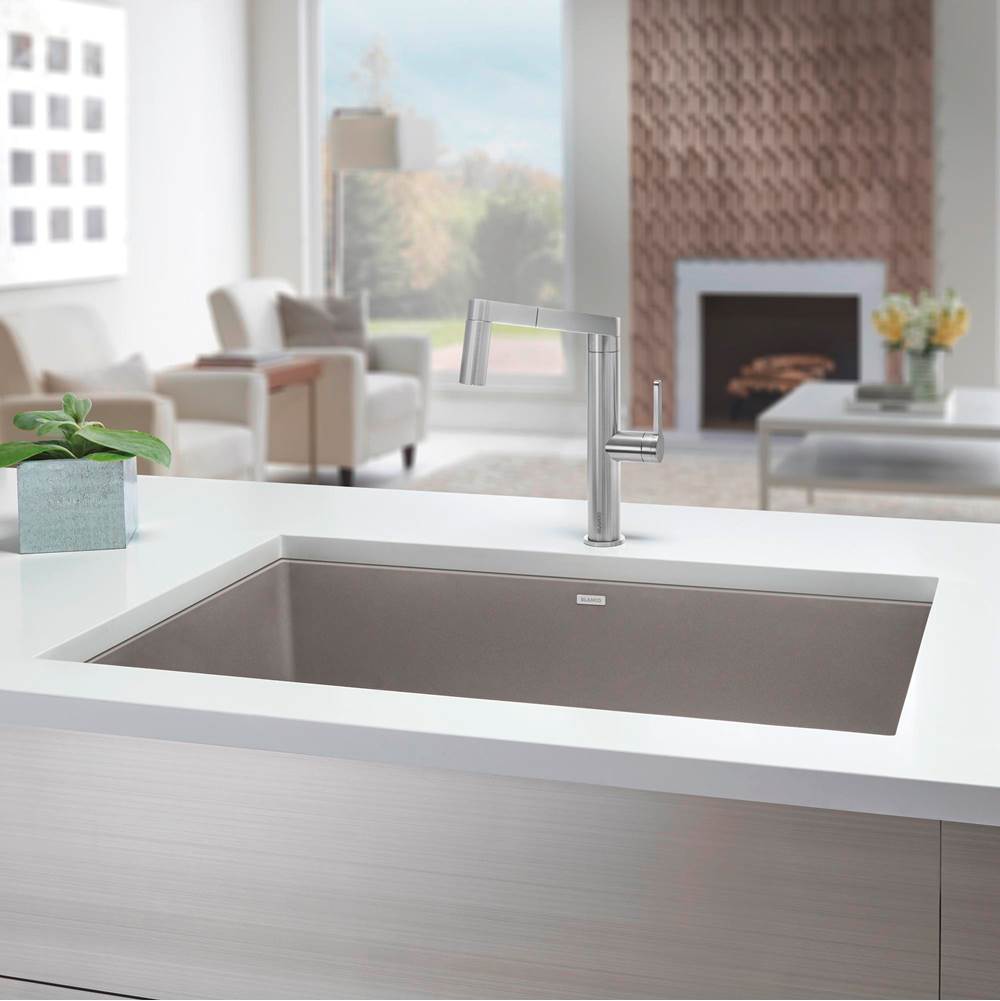 Precis SILGRANIT 32'' Super Single Undermount Kitchen Sink - Cafe