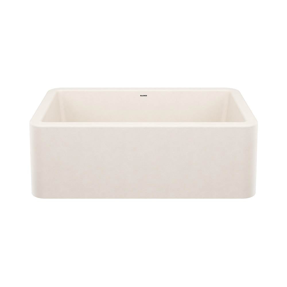 Blanco - Ikon SILGRANIT 30'' Single Bowl Apron-Front Farmhouse Sink - Soft White - Soft White