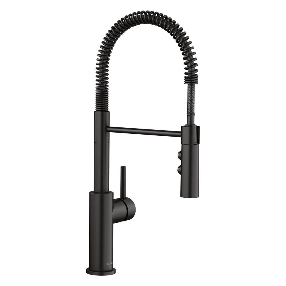 Blanco - Catris Semi-Pro Pull-Down Dual-Spray Kitchen Faucet - Matte Black - Matte Black