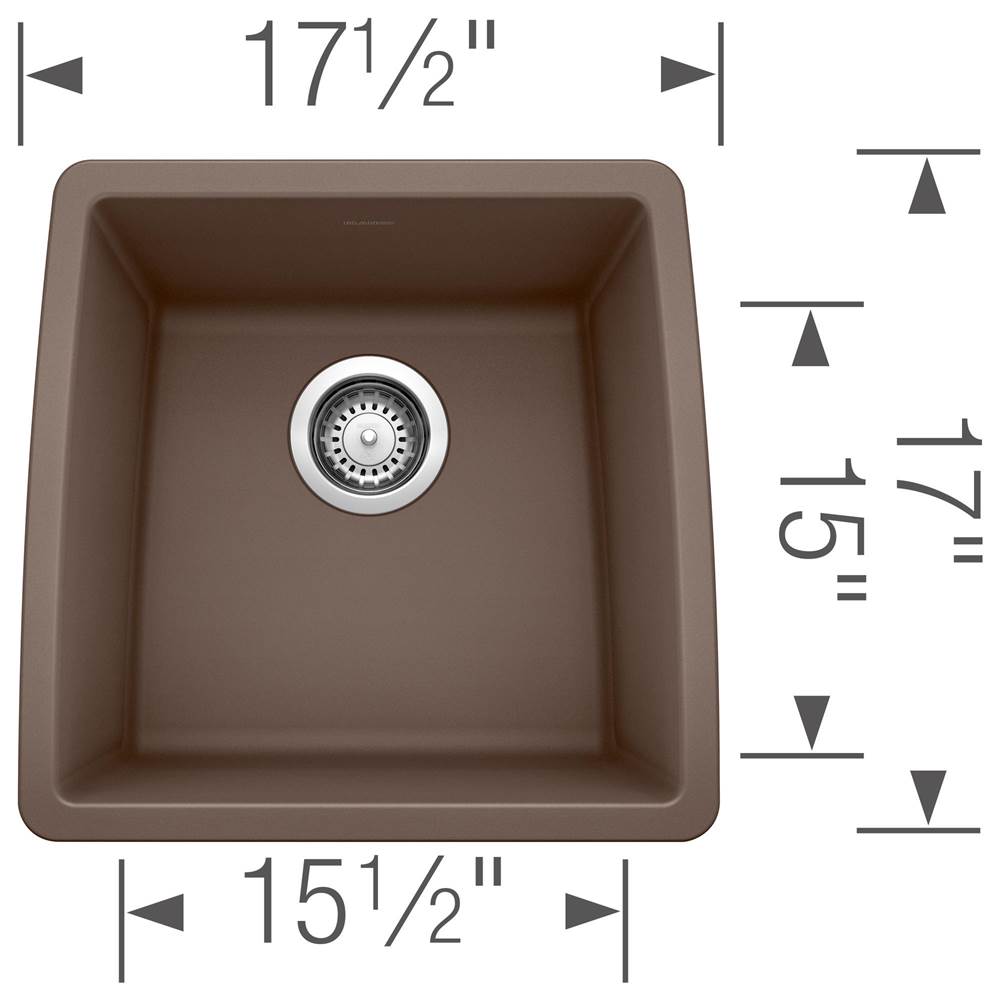 Performa SILGRANIT 17'' Undermount Bar Sink - Cafe