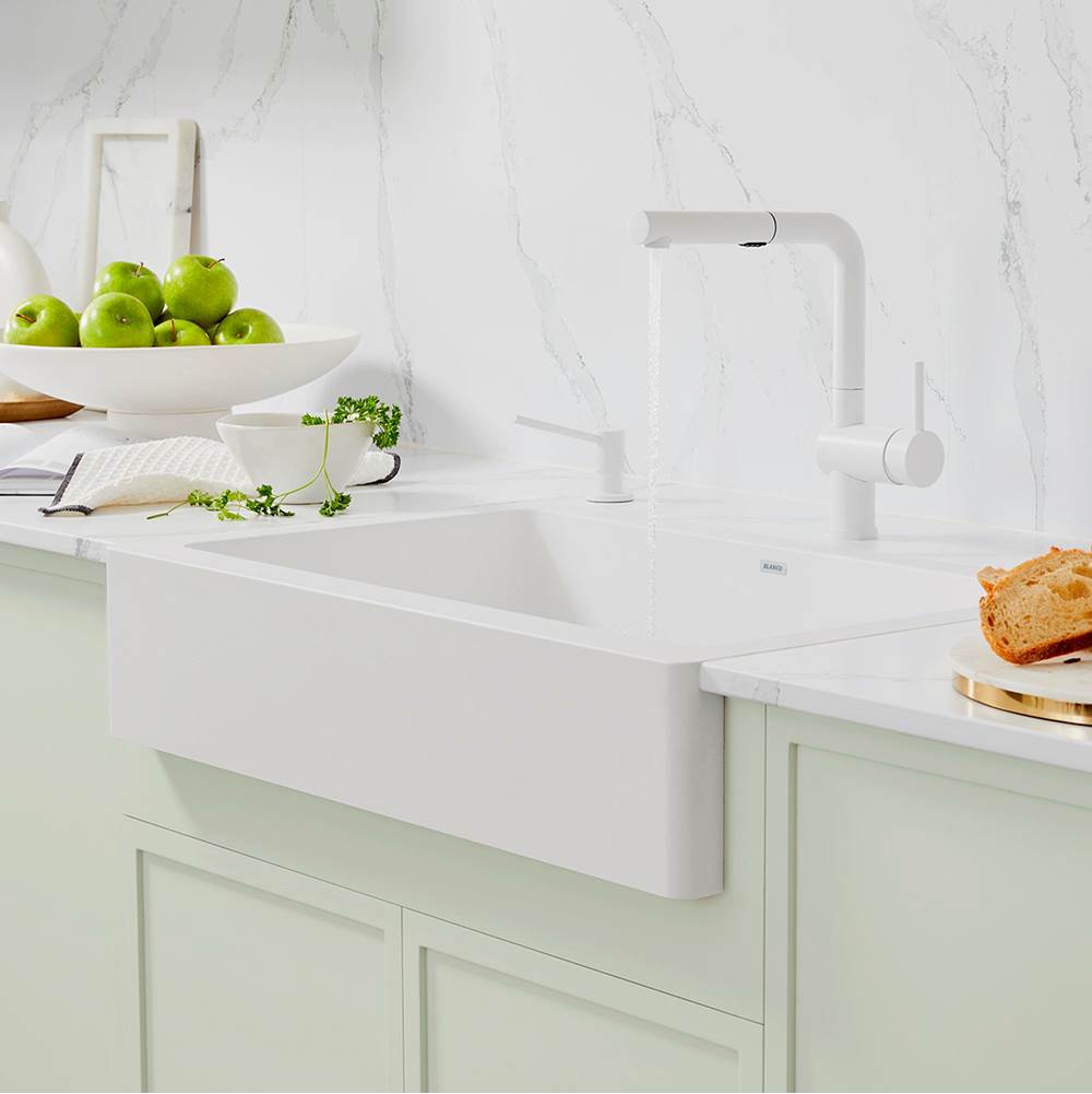 Vintera SILGRANIT 30'' Single Bowl Apron-Front Farmhouse Sink - Anthracite