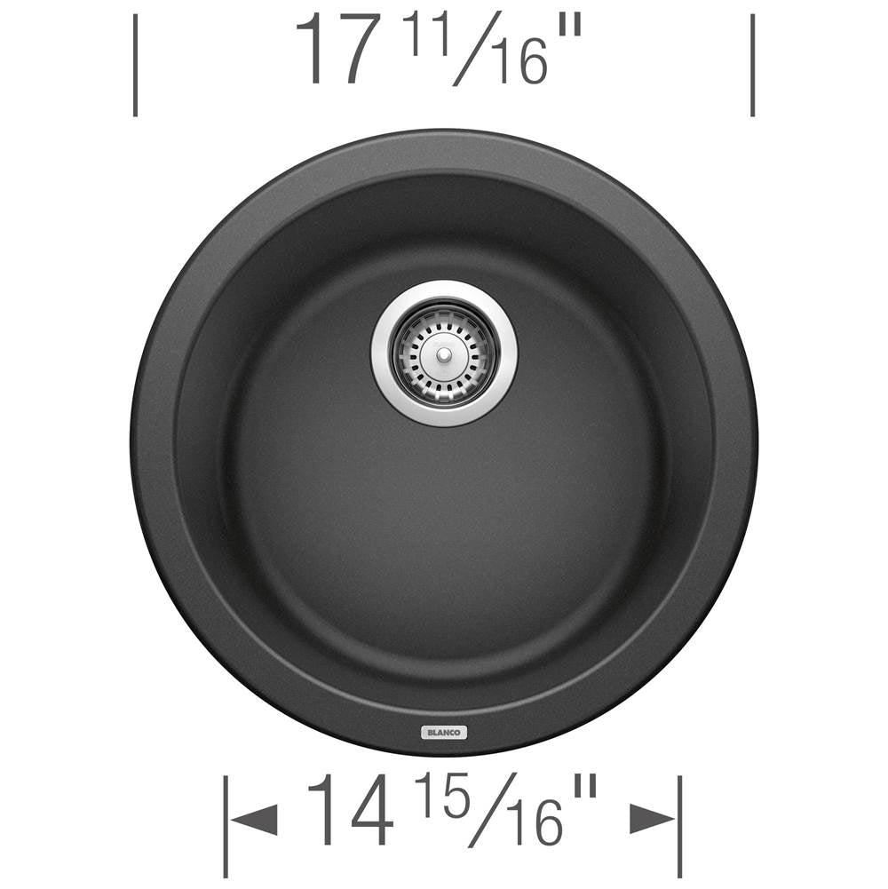 Rondo SILGRANIT 18'' Dual Mount Bar Sink - White