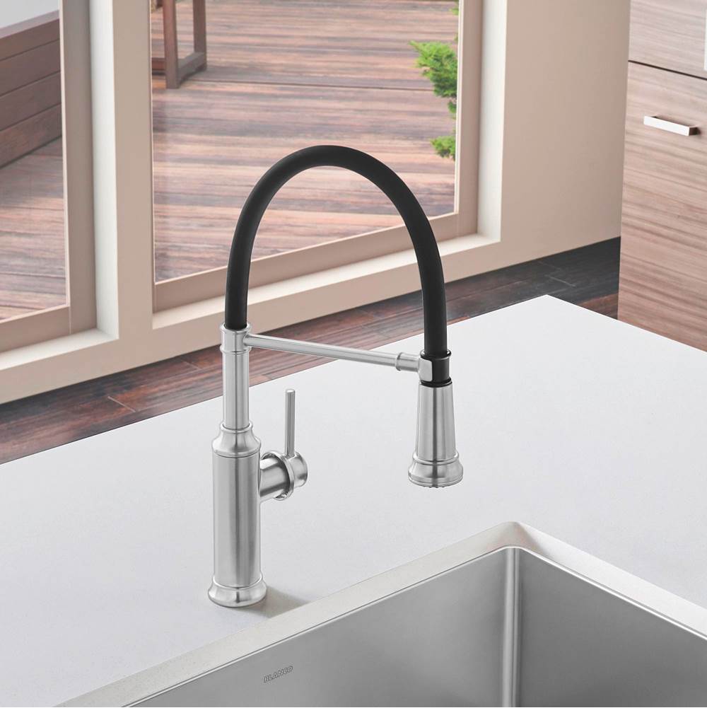 Empressa Semi-Pro Pull-Down Dual-Spray Kitchen Faucet - Chrome