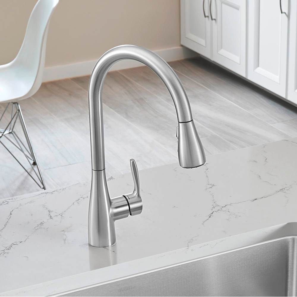 Atura Pull-Down Dual-Spray Kitchen Faucet - Chrome