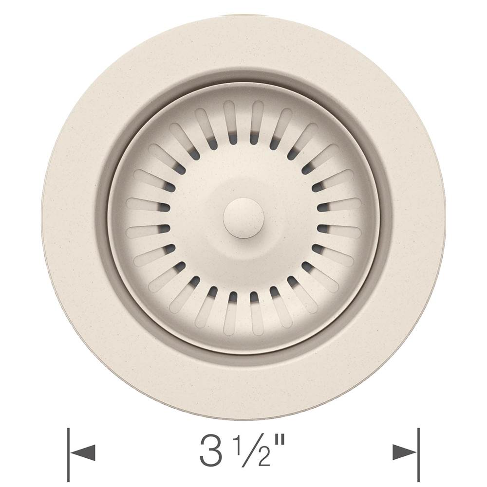 Color-Coordinated Metal Disposal Flange - Soft White