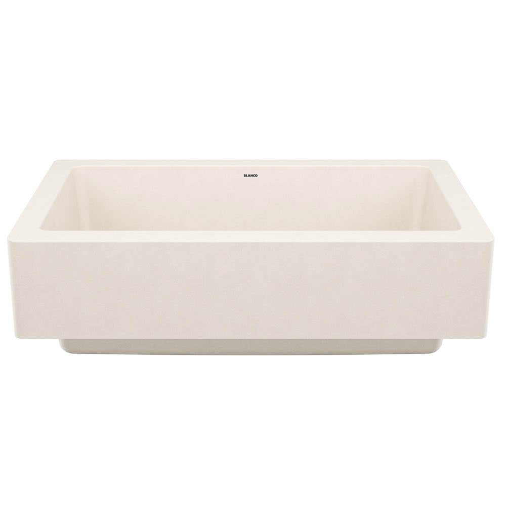 Blanco - Vintera SILGRANIT 30'' Single Bowl Apron-Front Farmhouse Sink - Soft White - Soft White