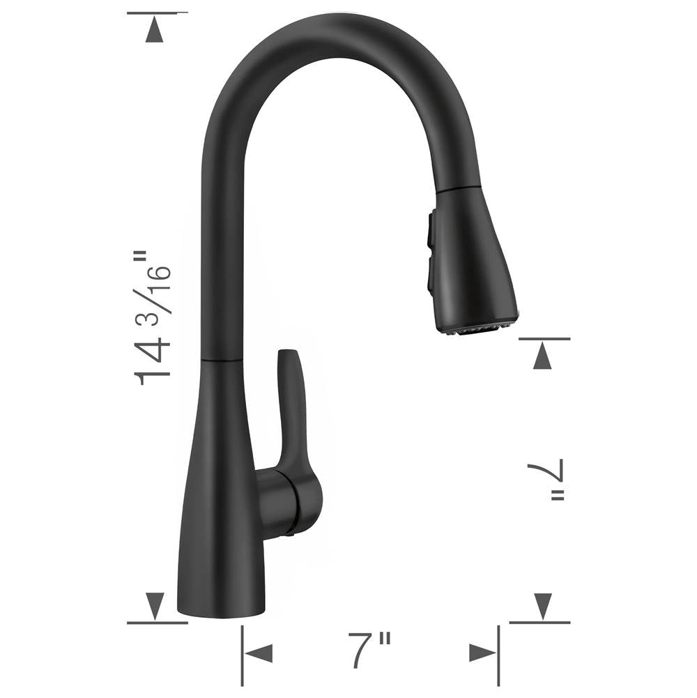 Atura Pull-Down Dual-Spray Bar Faucet - Chrome